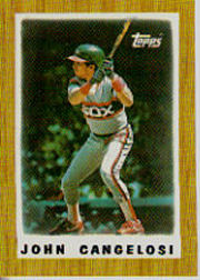 1987 Topps Mini Leaders Baseball Cards 049      John Cangelosi